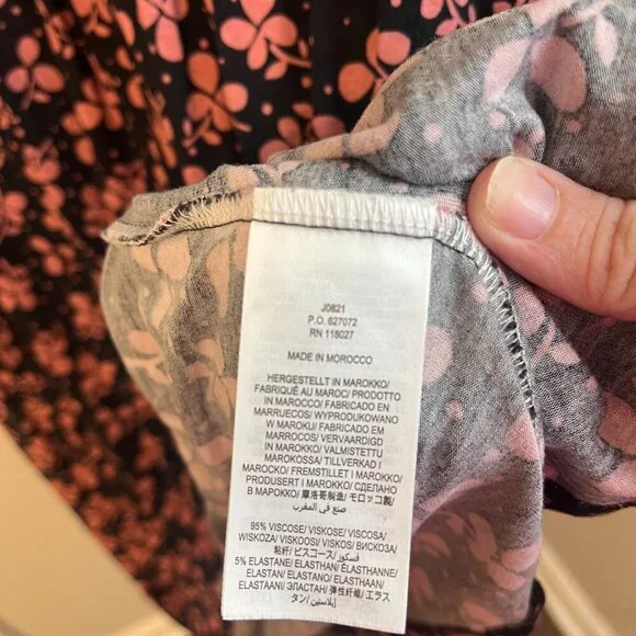 Boden Clover Print Hattie Jersey Dress - Size 12P - Picture 9 of 9